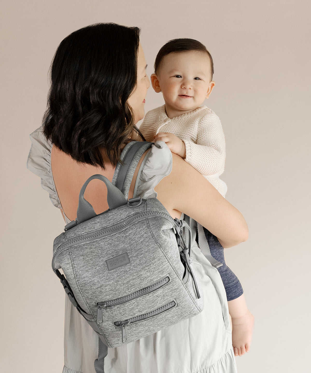 Indi Diaper Backpack in Onyx, Small