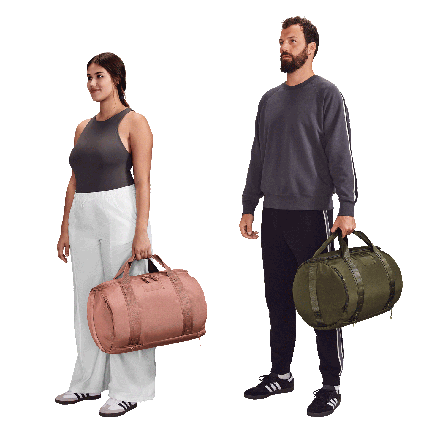 Denver Convertible Duffle in Dark Moss, Large