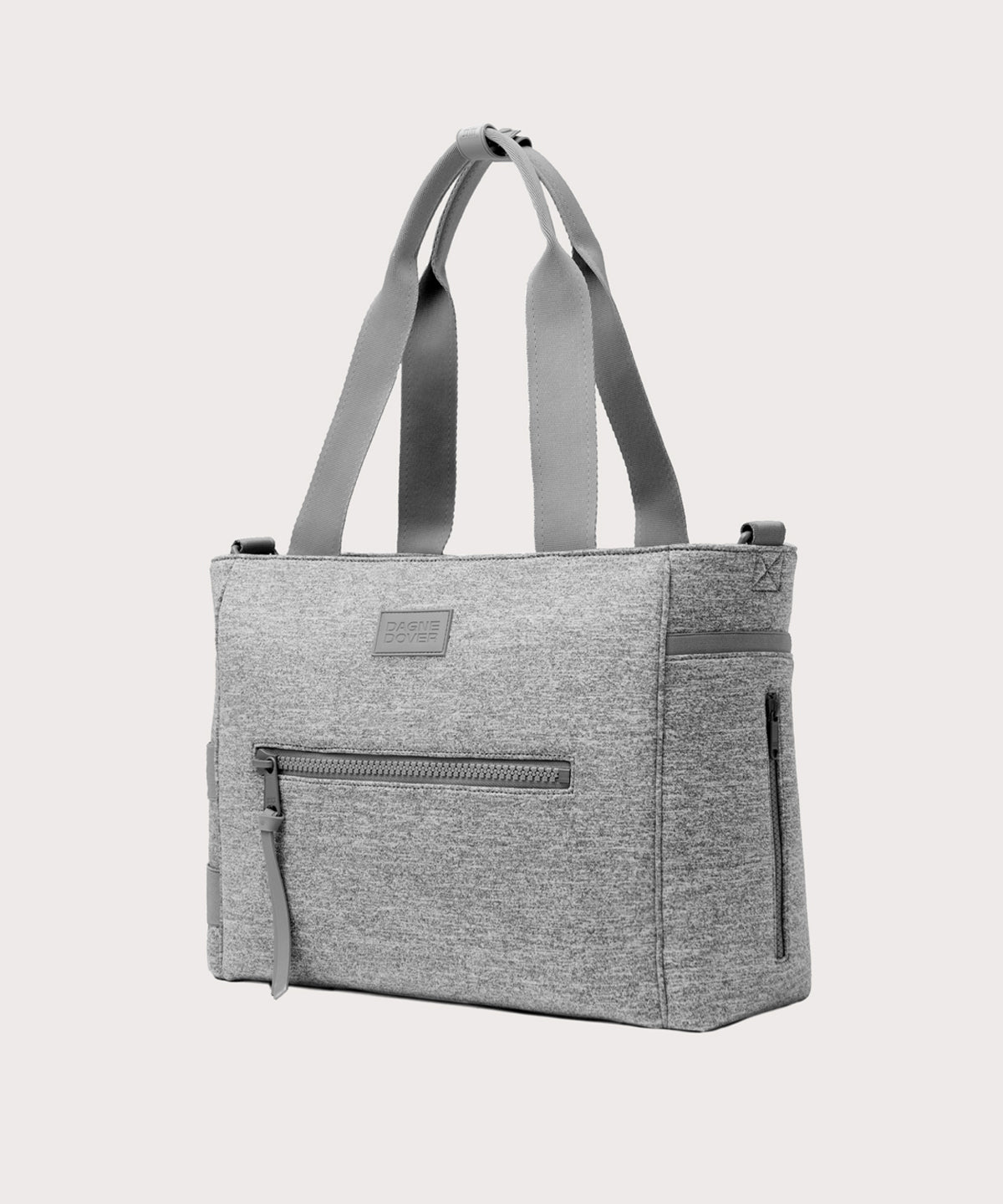 Wade Diaper Tote in Heather Grey