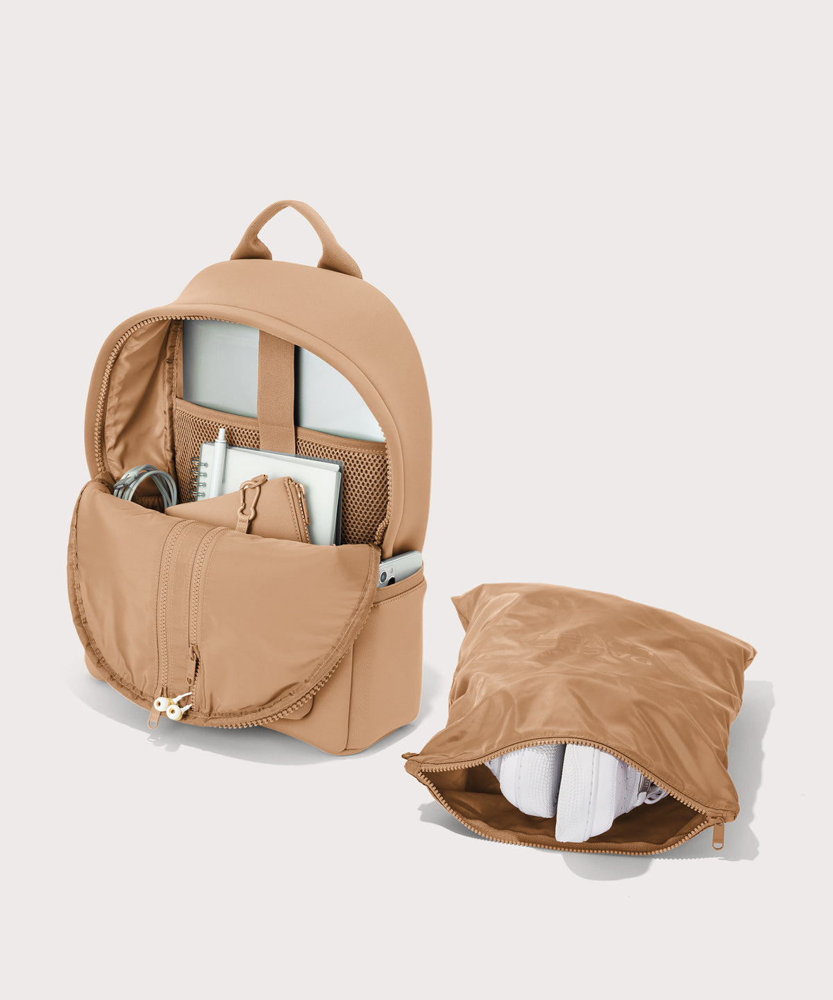 Dakota Backpack in Camel, Medium