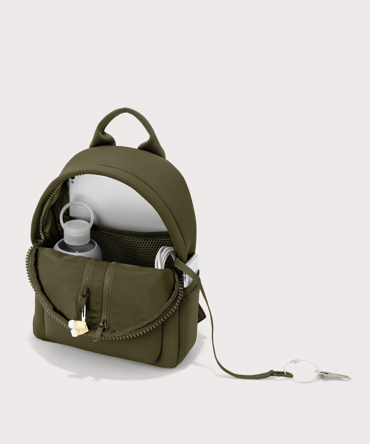 Dakota Backpack in Dark Moss, Small