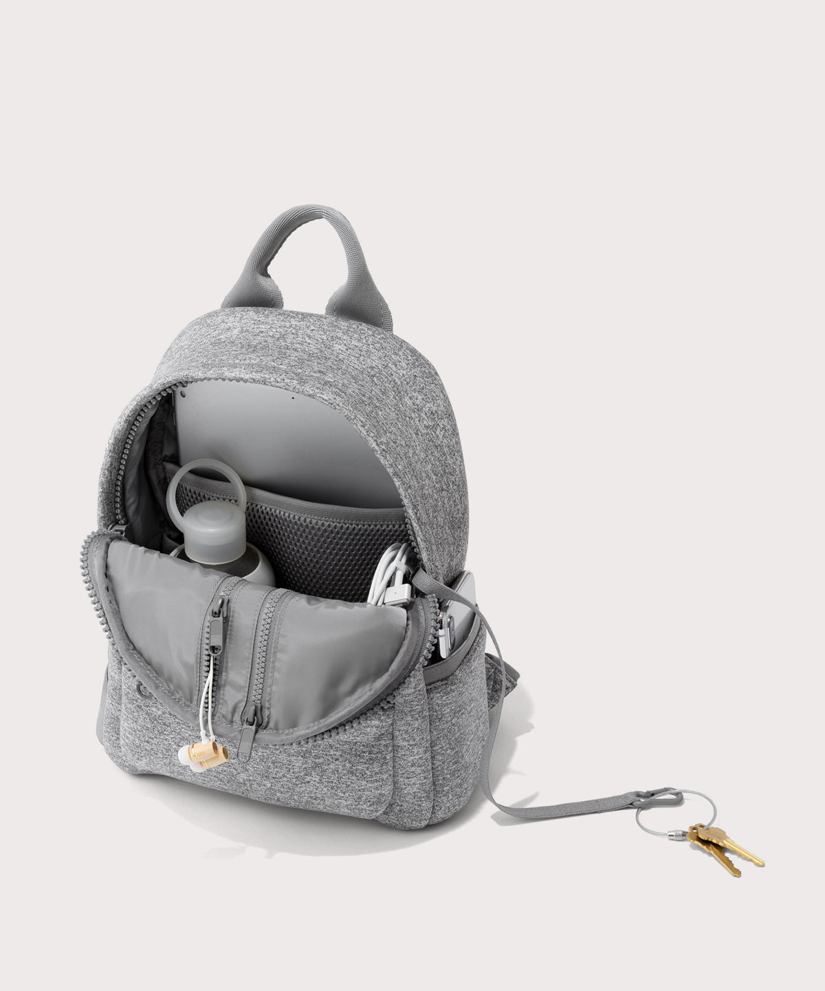 Dakota Backpack in Heather Grey, Small