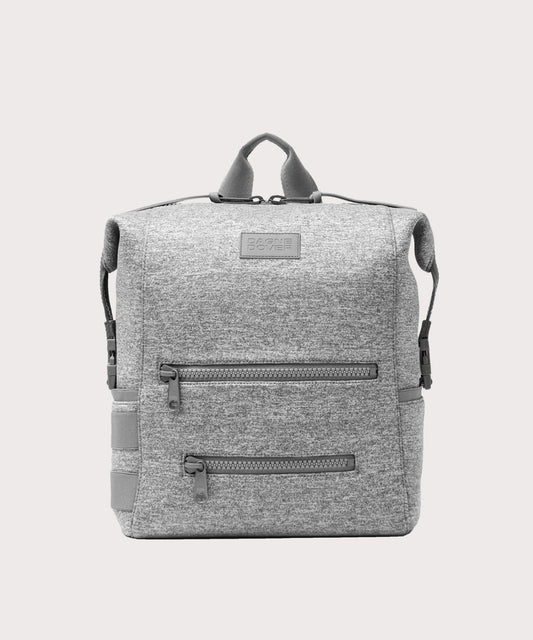 Indi Diaper Backpack in Heather Grey, Large