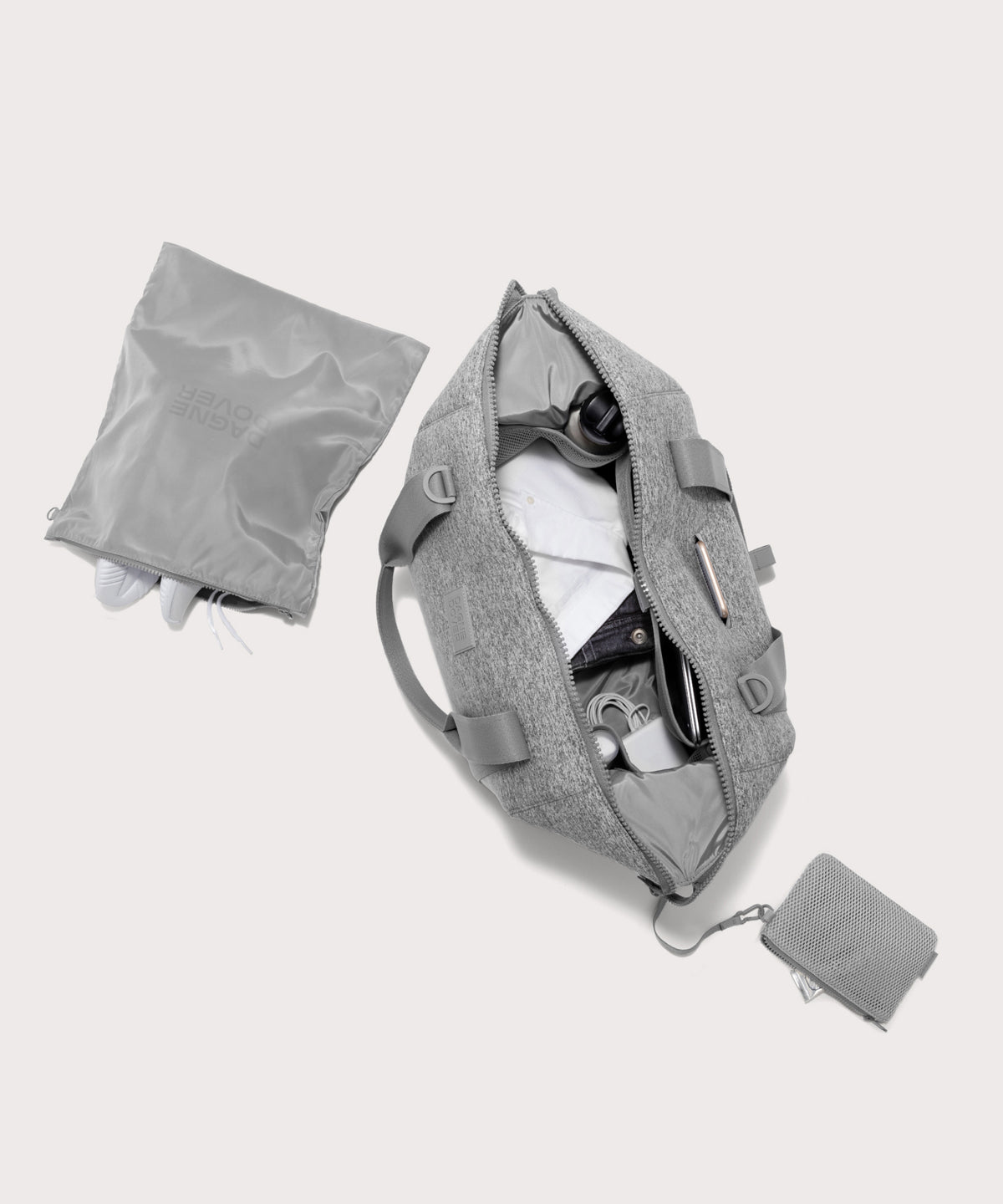 Landon Carryall in Heather Grey, Large