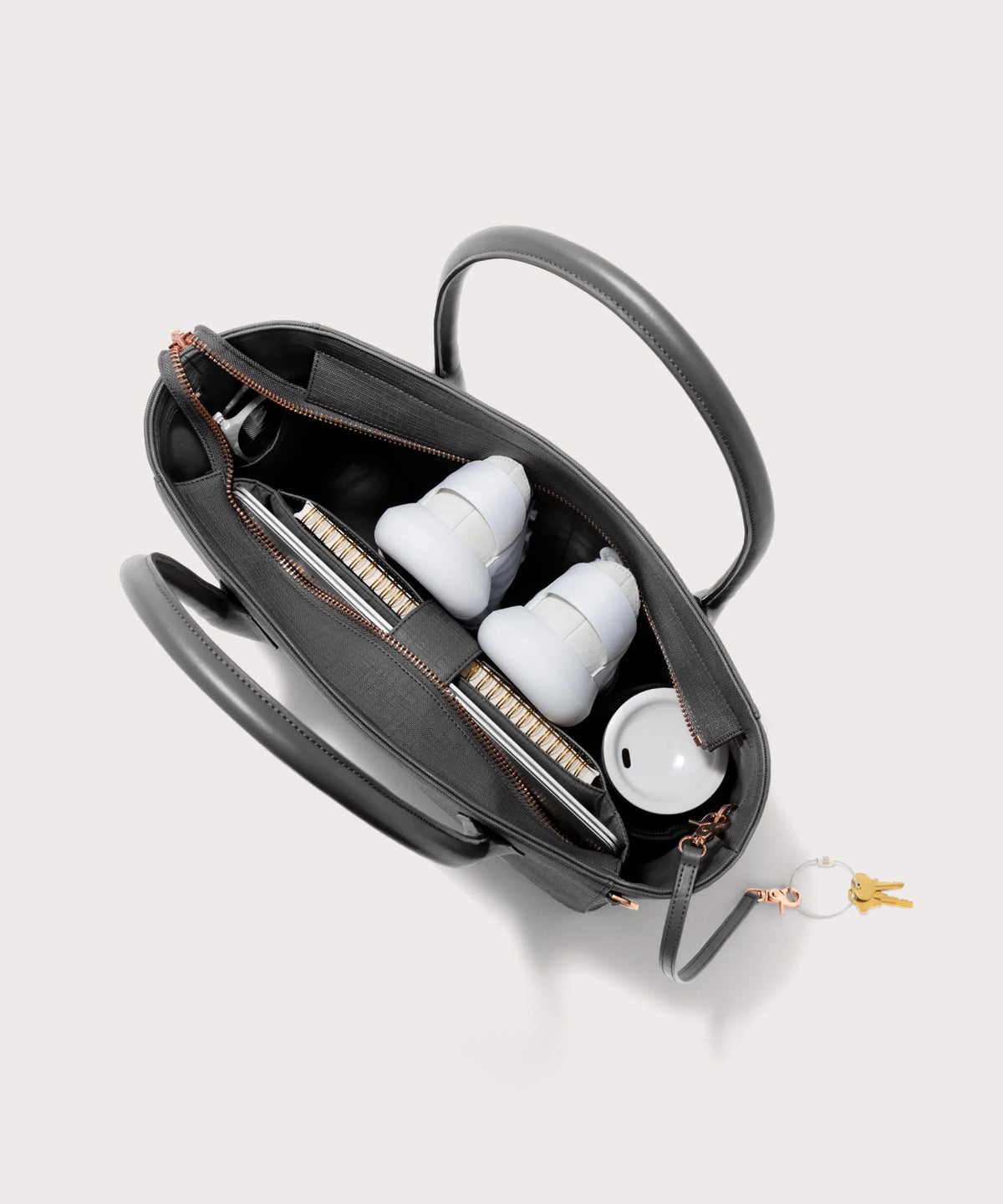 Signature Tote in Graphite, Legend