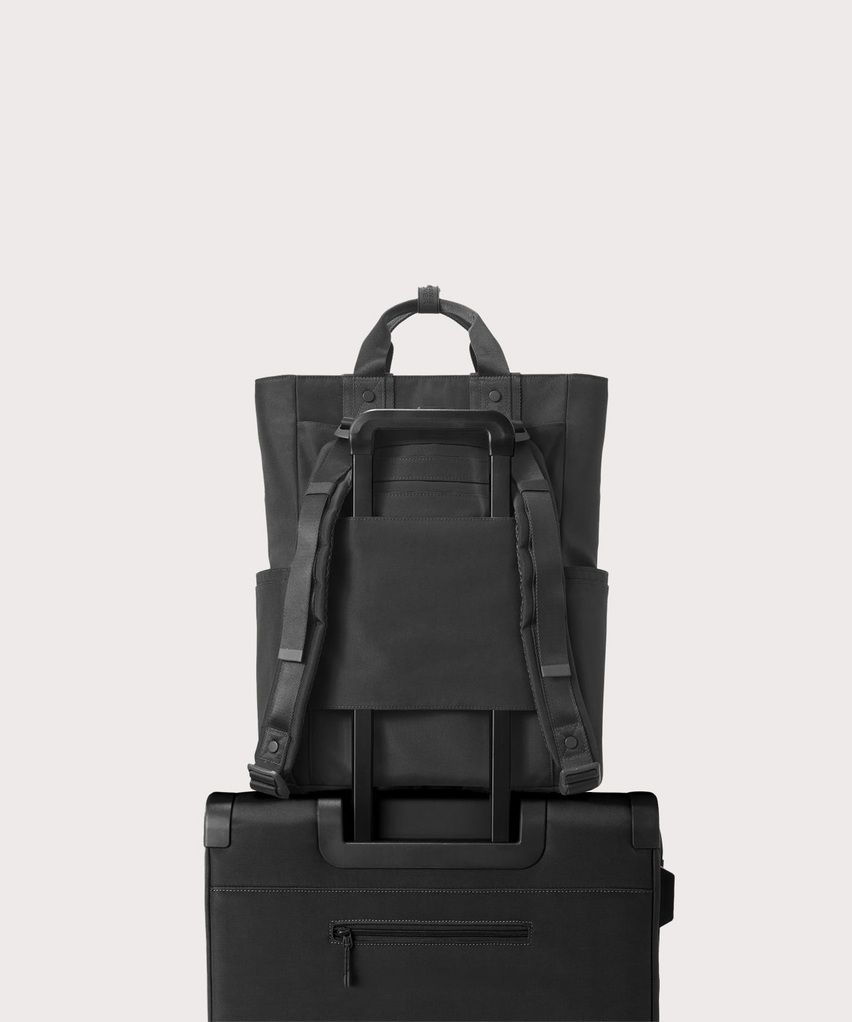 Petra Convertible Tote in Onyx